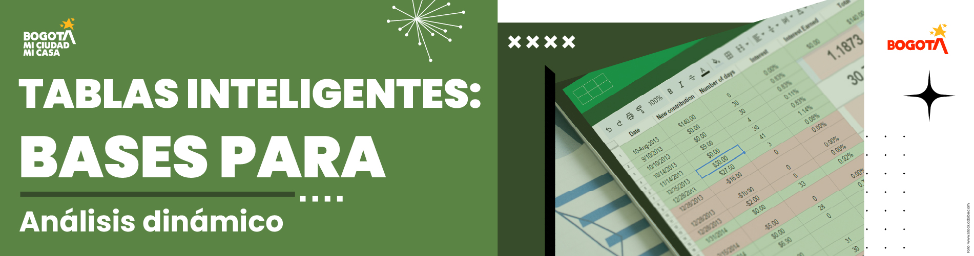 Tablas inteligentes: preparar bases para análisis dinámico