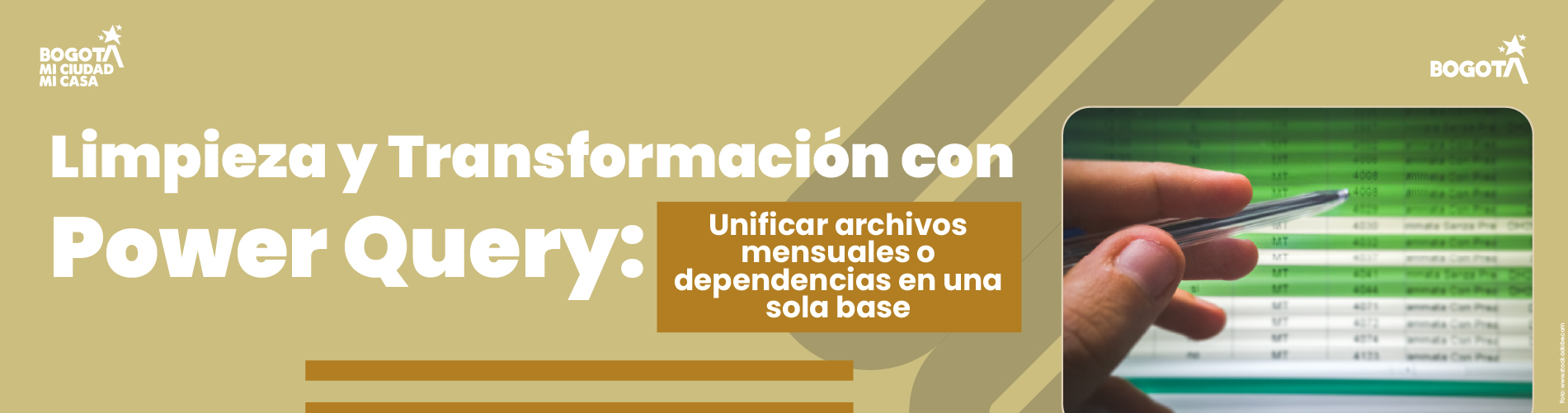 Limpieza y Transformación con Power Query: Unificar archivos mensuales o dependencias en una sola base