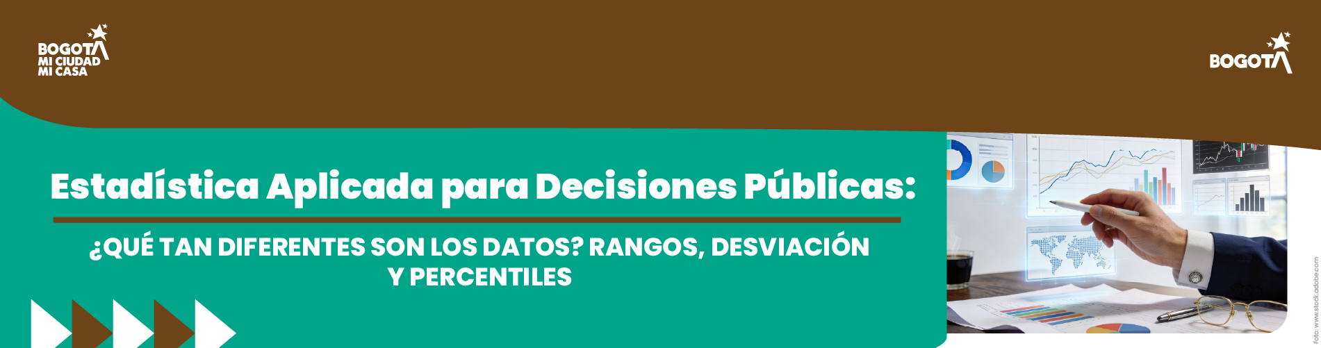 Estadística Aplicada para Decisiones Públicas: ¿Qué tan diferentes son los datos?: rangos, desviación y percentiles